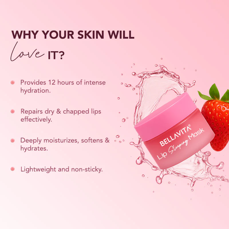 2 in 1 Lip Sleeping Mask | Strawberry - 9.8g - Image 3