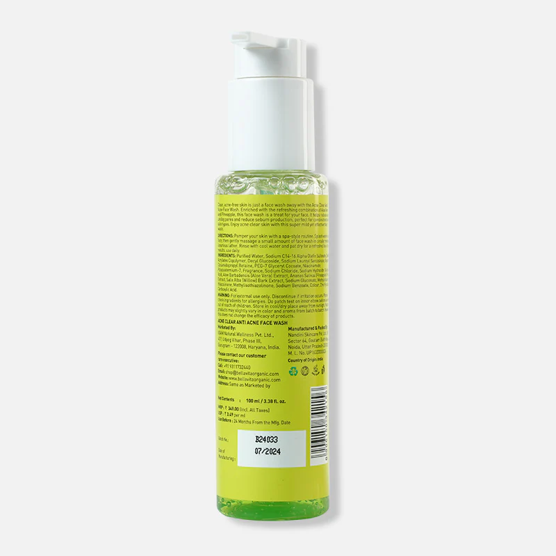 Anti Acne Face Wash - 100ml - Image 9