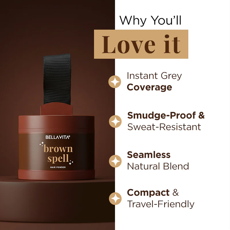Bellavita Brown Spell Hair Powder - Image 4