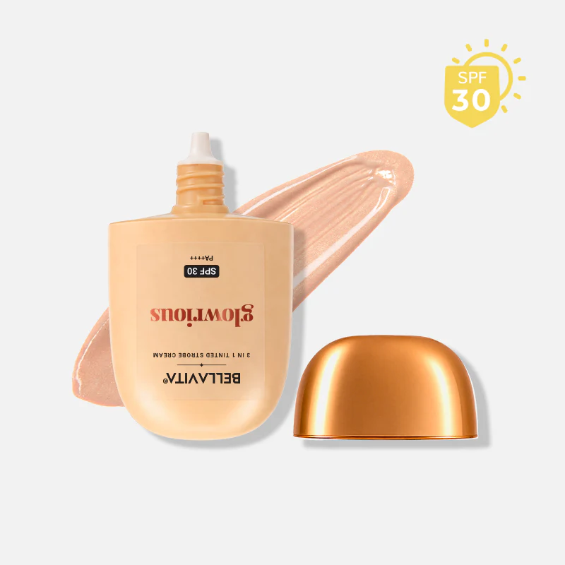 Bellavita Glowrious 3-in-1 Tinted Strobe Cream with SPF 30 PA++++ | 30 ml - Image 2