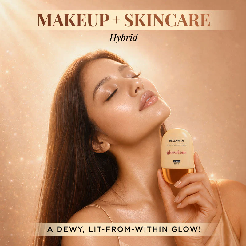 Bellavita Glowrious 3-in-1 Tinted Strobe Cream with SPF 30 PA++++ | 30 ml - Image 5