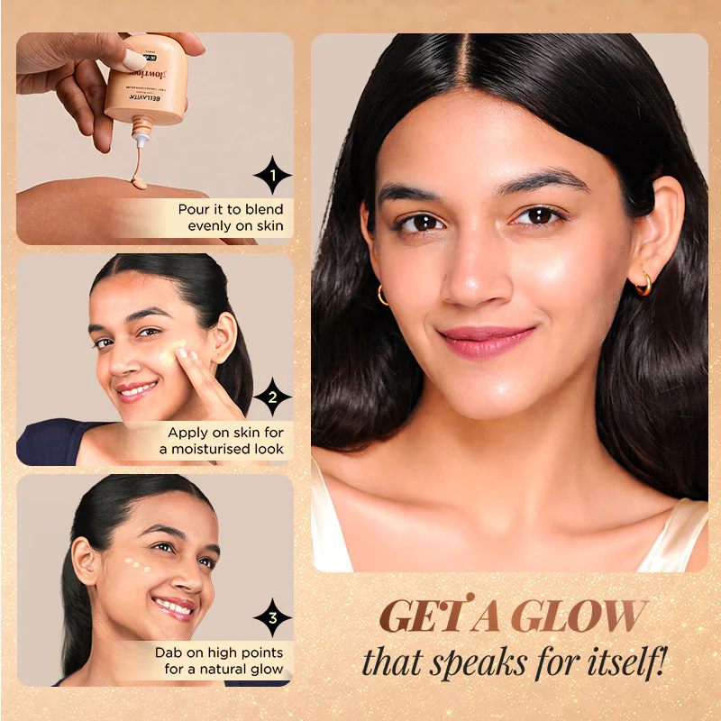 Bellavita Glowrious 3-in-1 Tinted Strobe Cream with SPF 30 PA++++ | 30 ml - Image 7