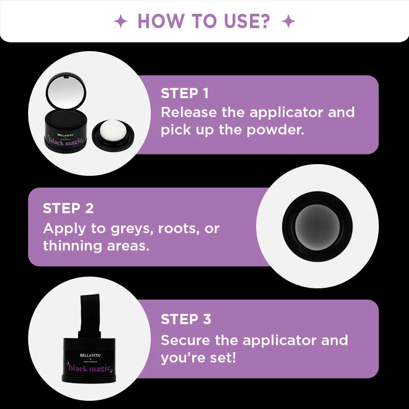 Black Magic Hair Powder - 4g - Image 5
