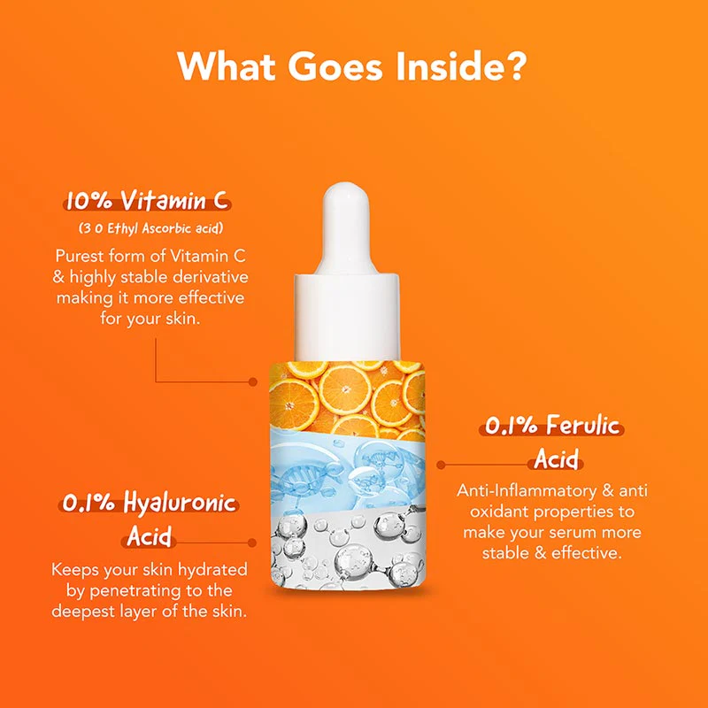 C-Glow 10% Vitamin C Serum - 30ml (Pack of 2) - Image 3