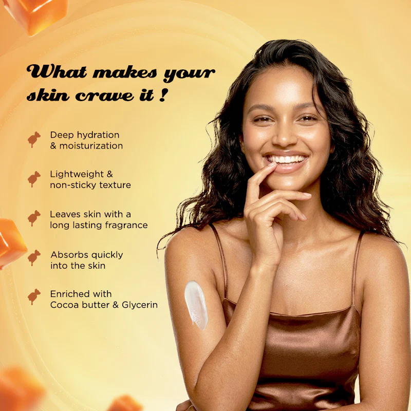 Caramel Crush Gourmand Range Perfume Body Lotion - Image 3