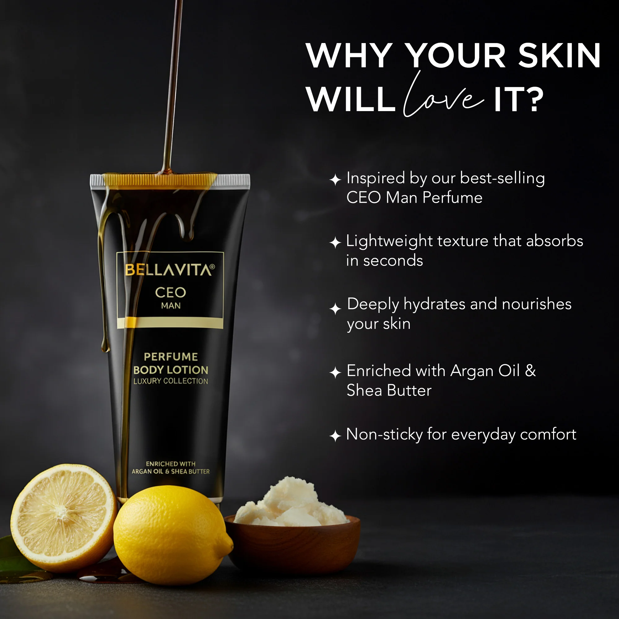 CEO MAN Perfume Body Lotion - 200ml - Image 3