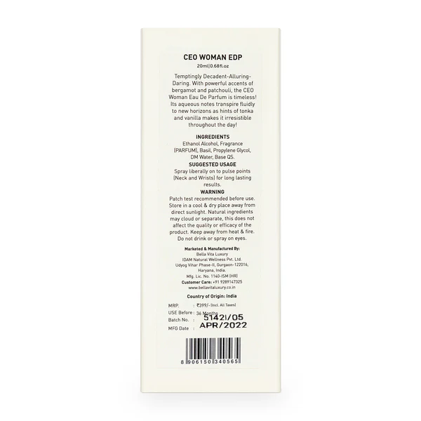 CEO Woman Perfume - 20ml - Image 9