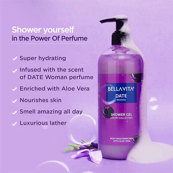 DATE WOMAN Shower Gel - 500ml - Image 3