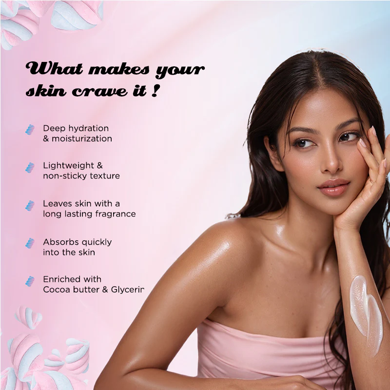 Dreamy Marshmallow Gourmand Range Perfume Body Lotion - Image 3