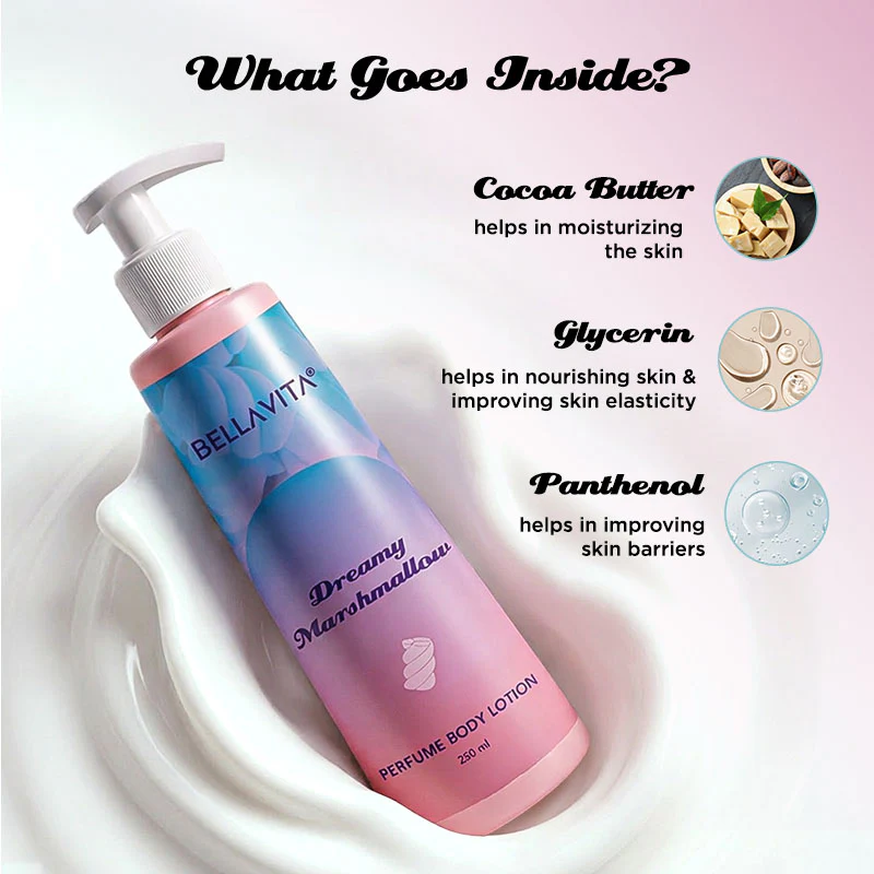 Dreamy Marshmallow Gourmand Range Perfume Body Lotion - Image 4