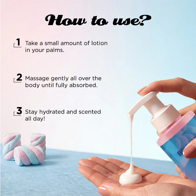 Dreamy Marshmallow Gourmand Range Perfume Body Lotion - Image 6