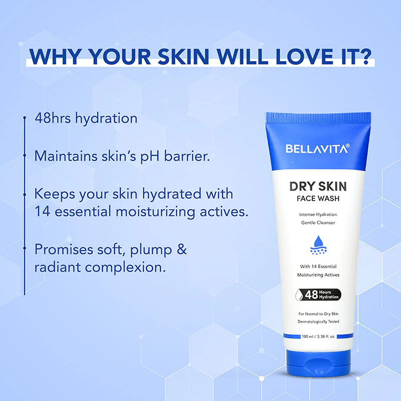 Dry Skin Face Wash - 100ml - Image 4