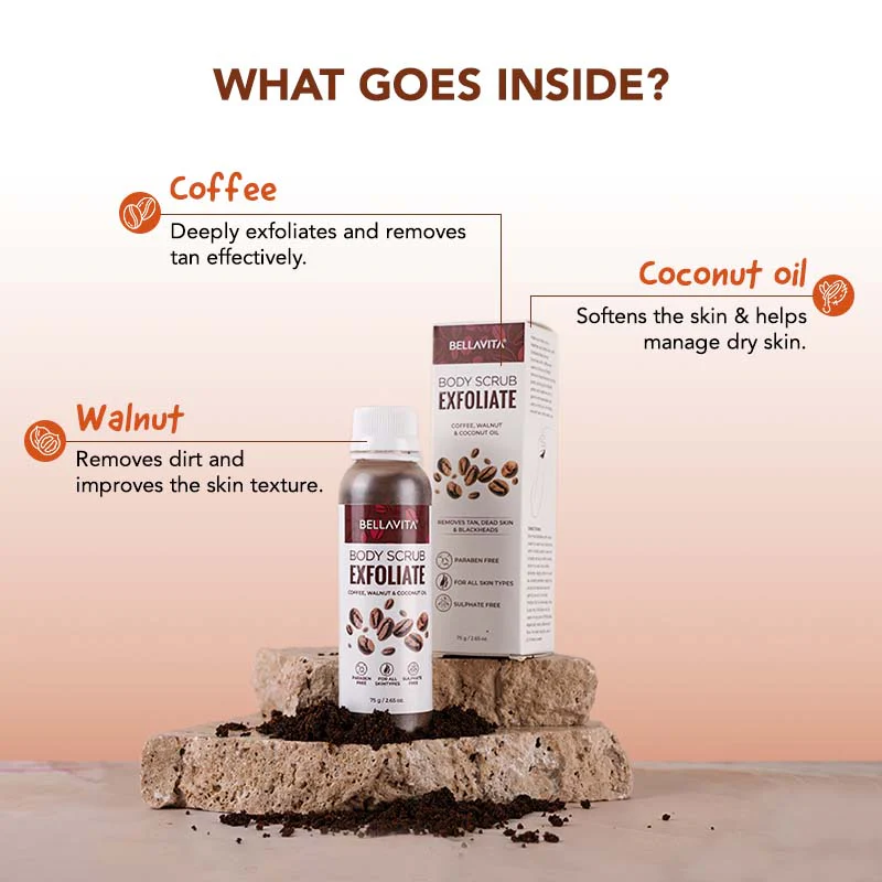Exfoliating Coffee Body Scrub - 75g - Image 4