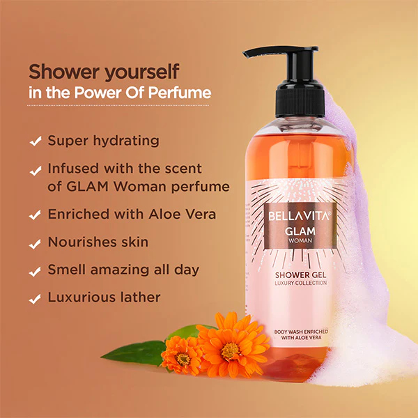 GLAM Woman Shower Gel - 500ml - Image 3
