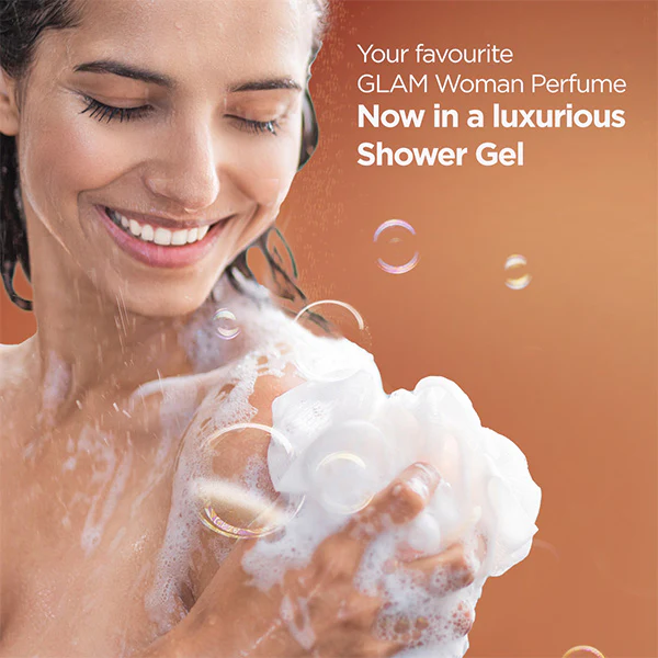 GLAM Woman Shower Gel - 500ml - Image 4