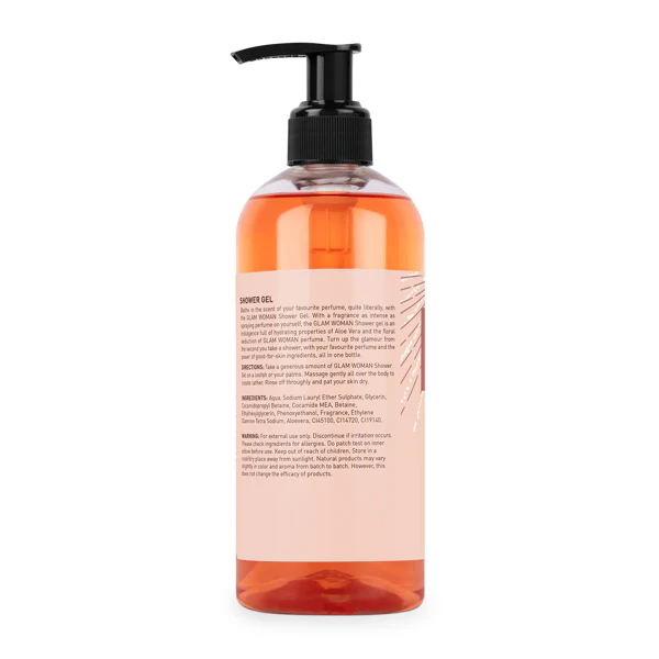 GLAM Woman Shower Gel - 500ml - Image 8