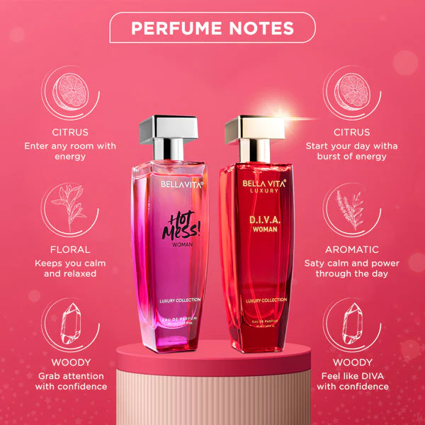 Hot & Classy Perfume Set - 2 x 50ml - Image 3