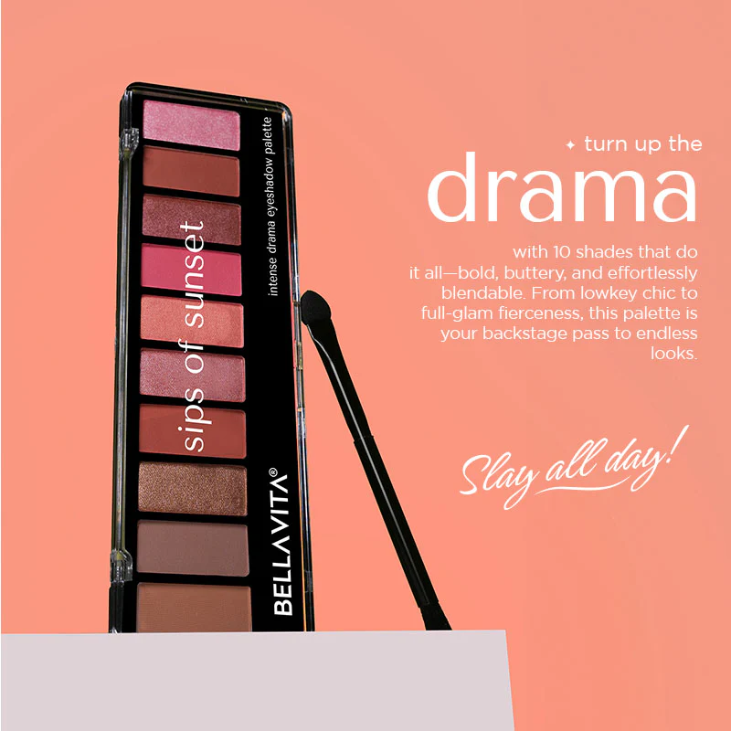 Intense Drama - 10-in-1 Eyeshadow Palette - 10g (PhonePe) - Image 6