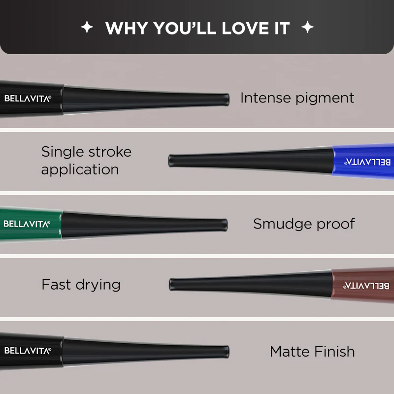 Intense Drama Blue Eyeliner - 3.5ml - Image 4