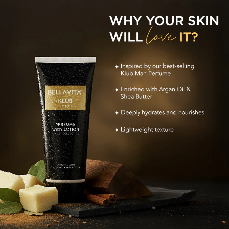 KLUB Man Perfume Body Lotion - 200ml - Image 3
