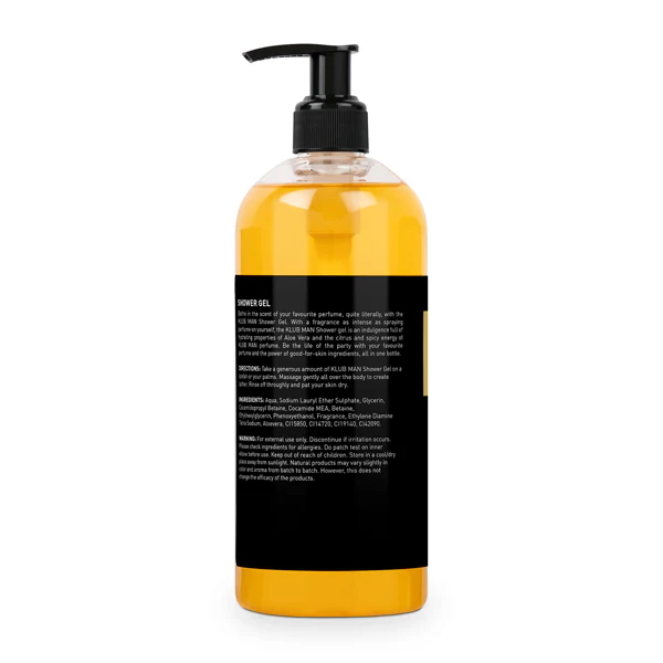 KLUB Man Shower Gel - 500ml - Image 7