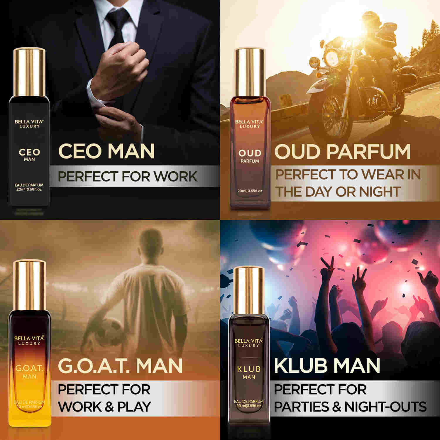Luxury Perfume Gift Set For Men - 4 x 20ml - Image 4