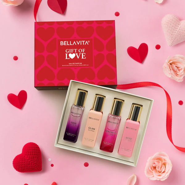 Luxury Perfume Gift Set For Women - 4 x 20ml (Valentine) - Image 2