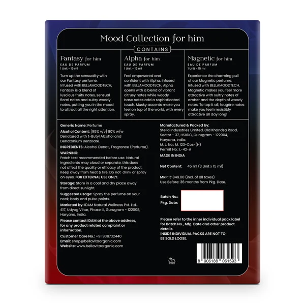 Mood Collection Gift Set For Him - 3 x 15ml - Image 15