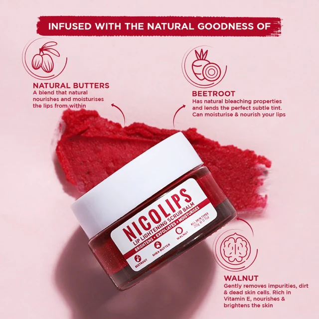 Nicolips Lip Brightening Scrub - 20g - Image 6