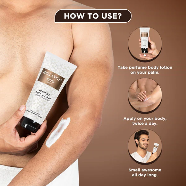 OUD WHITE Perfume Body Lotion - 200ml - Image 4