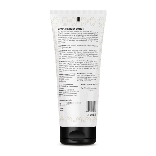 OUD WHITE Perfume Body Lotion - 200ml - Image 7