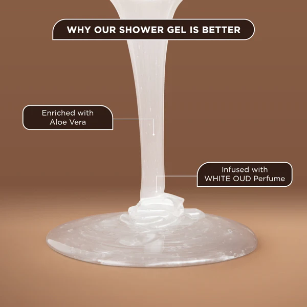 OUD WHITE Shower Gel - 250ml - Image 4