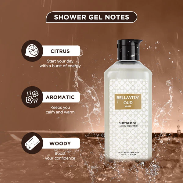 OUD WHITE Shower Gel - 250ml - Image 6