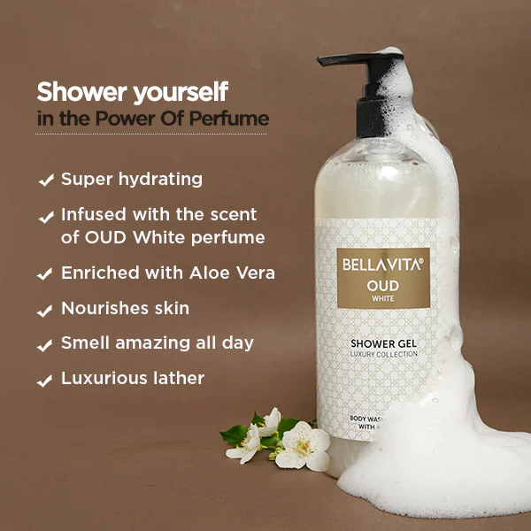 OUD WHITE Shower Gel - 500ml - Image 3