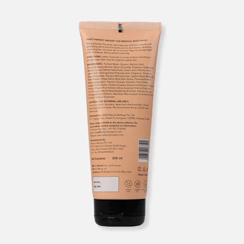 Party Perfect 2-in-1 Detan Body Wash - 200ml - Image 9