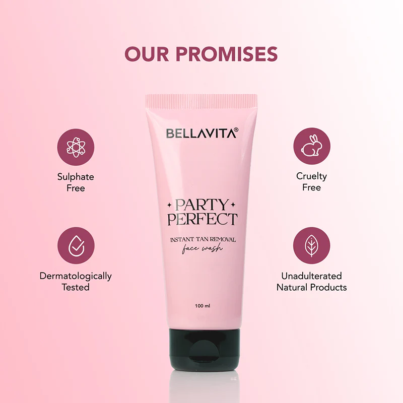 Party Perfect 2-in-1 Detan Face Wash - 100ml - Image 8
