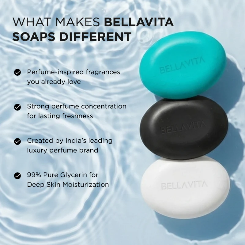 Perfumed Bathing Bar (Soaps) For Men - 3 x 100g - Image 5