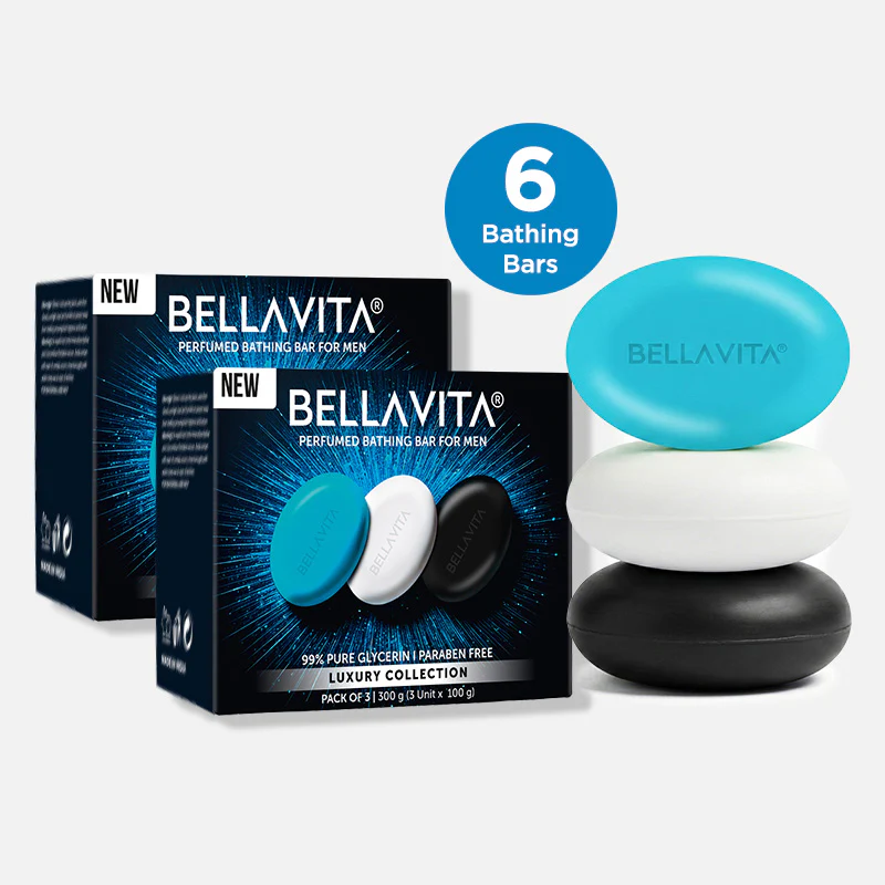 Perfumed Bathing Bar (Soaps) For Men - 3 x 100g - Image 8