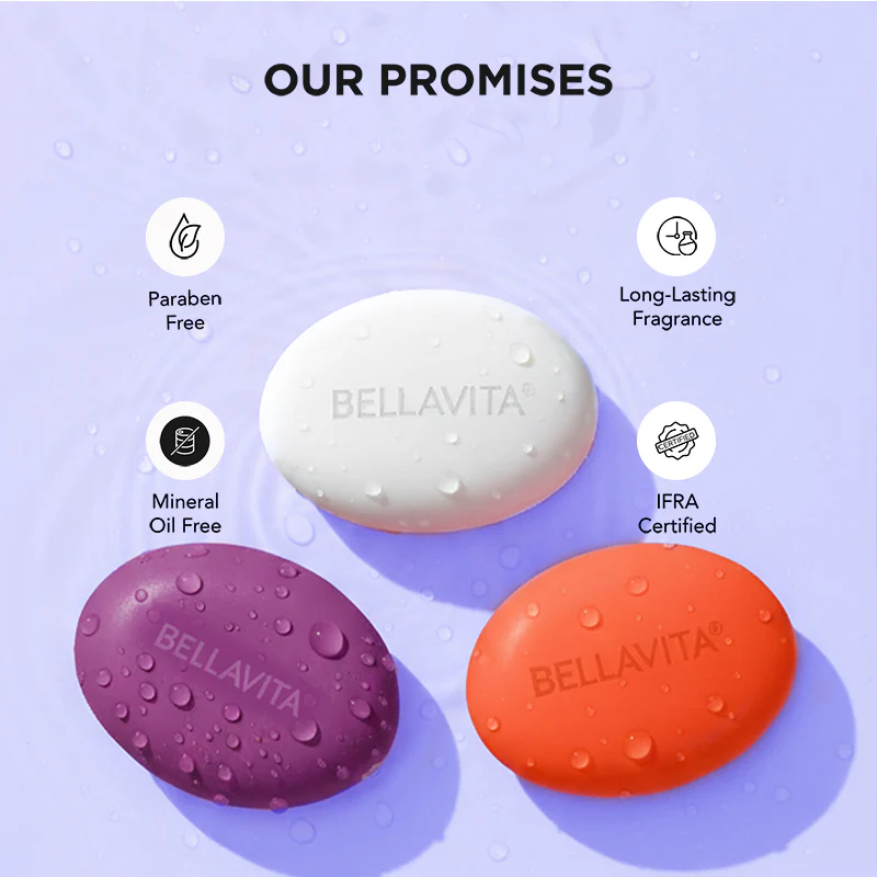 Perfumed Bathing Bar (Soaps) For Women - 3 x 100g - Image 7