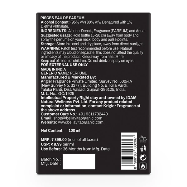 Pisces Perfume - 100ml (Zepto) - Image 9