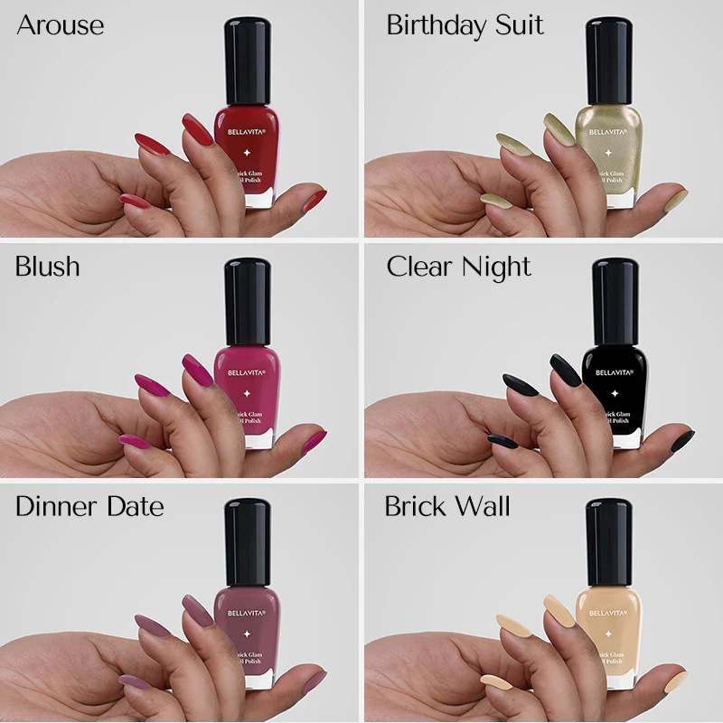 Quick Glam Nail Paint Combo Of 12 - Image 4