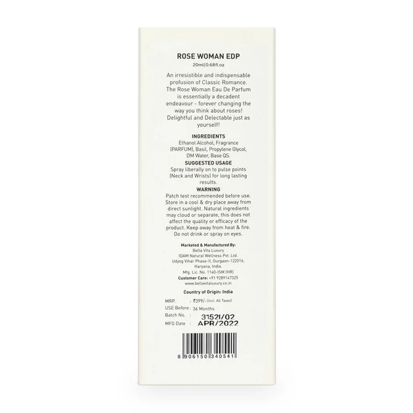 ROSE Woman Perfume - 20ml - Image 9
