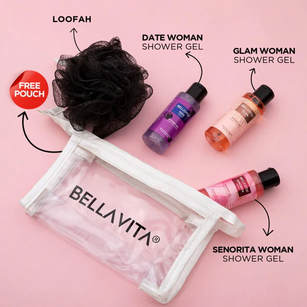 Shower Gel Trial Kit for Women - 3x55ml - Image 2