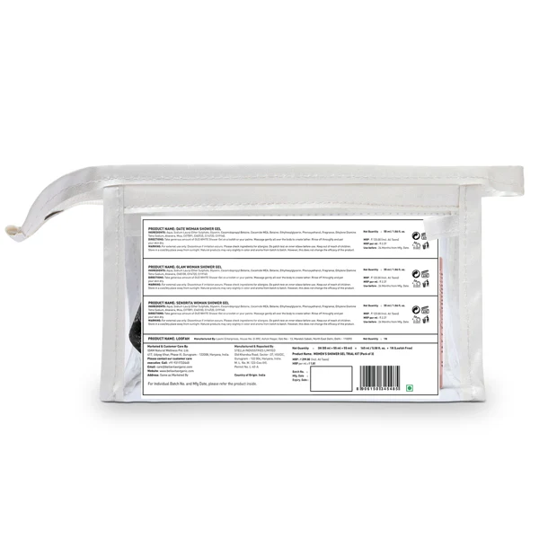 Shower Gel Trial Kit for Women - 3x55ml - Image 7