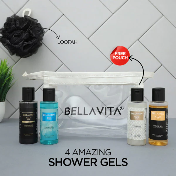Shower Gel Travel Minis Kit - 4 x 55ml - Image 5