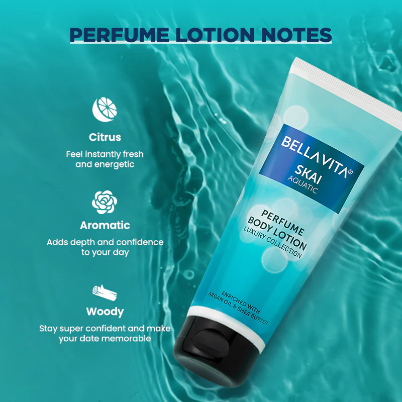 SKAI Aquatic Perfume Body Lotion - 200ml - Image 5