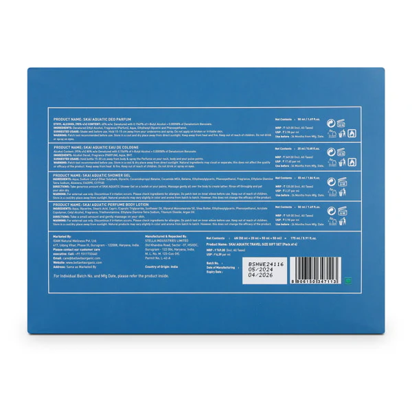 SKAI Aquatic Travel Size Gift Set - Image 7