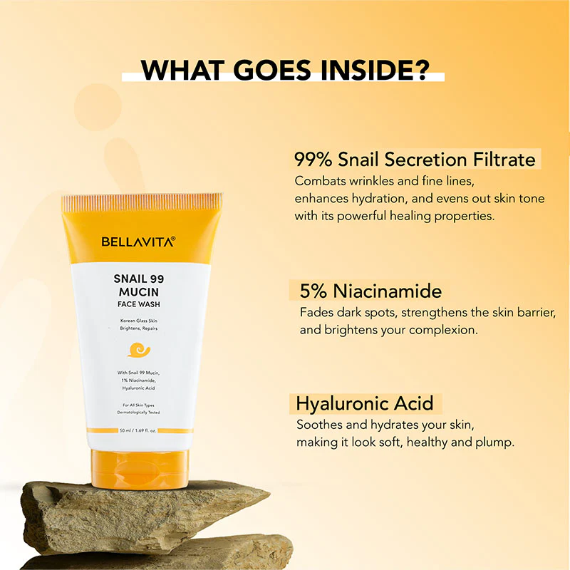 Snail Mucin 99 Face Wash - 50ml - Image 4
