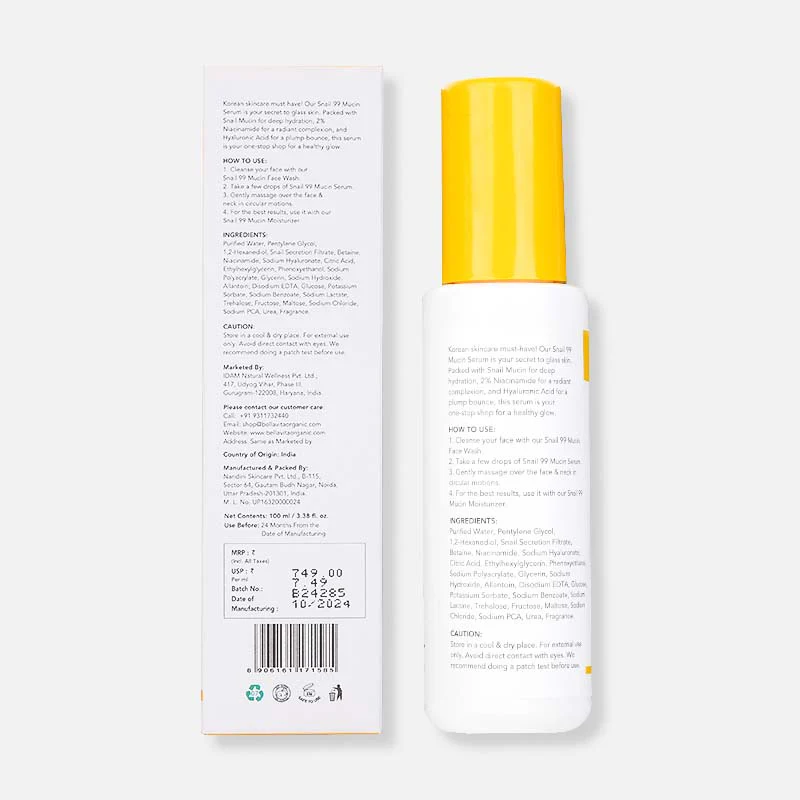 Snail Mucin 99 Serum - 100ml - Image 9