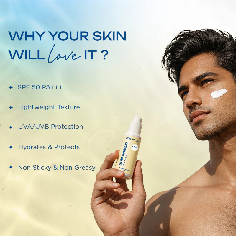 Sun Shield Gel Sunscreen with SPF 50 PA++++ for oily skin - 50gm - Image 3